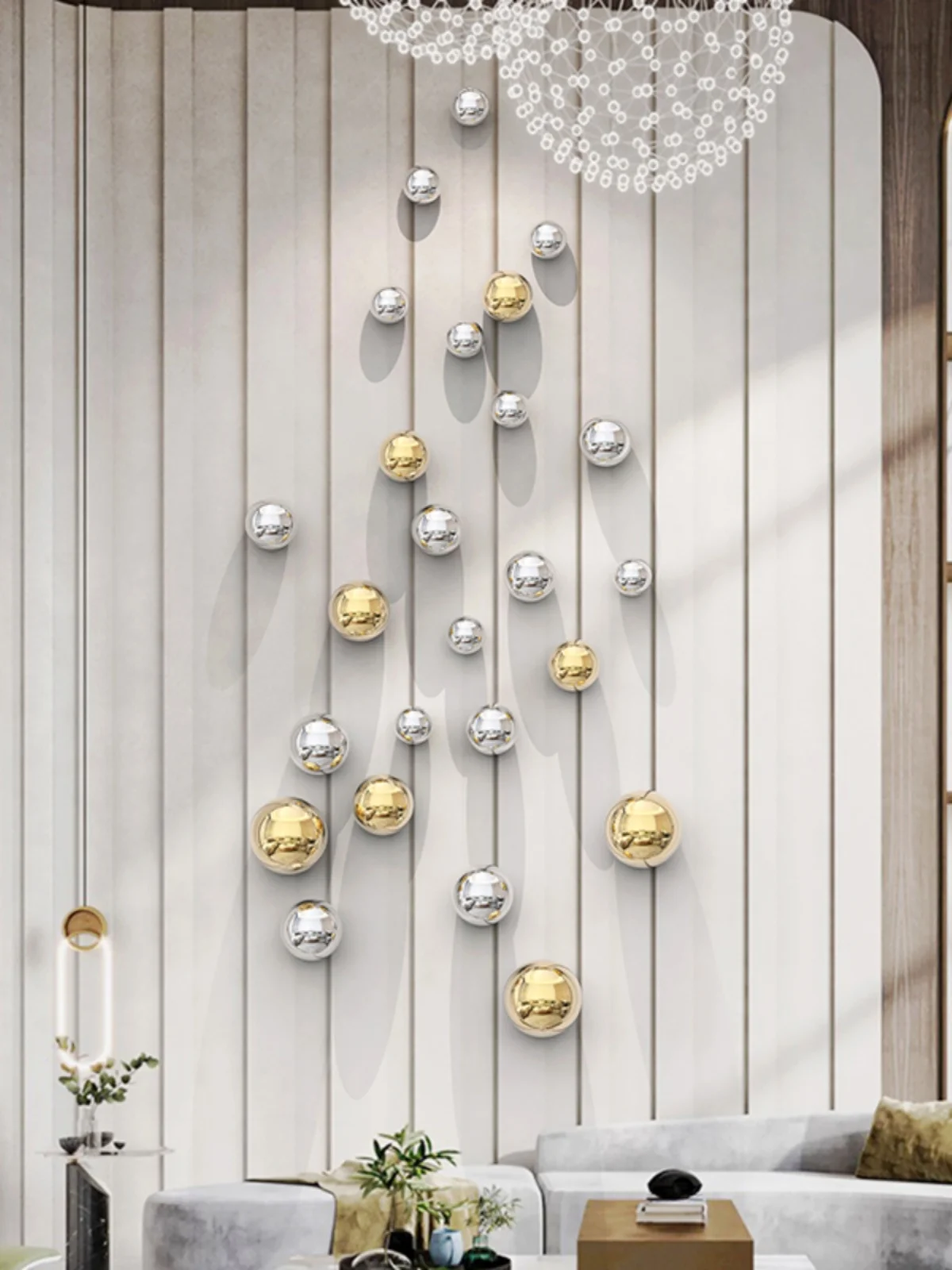 Wall Decor Imitation Stainless - Xt Home Textiles 评论和价格
