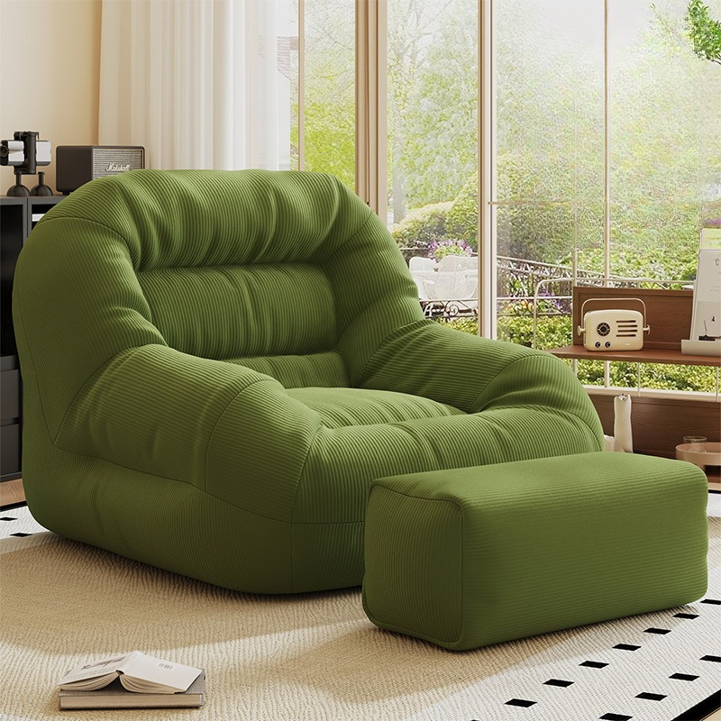 Lazy Bean Bag Sofas Portable C - Floor Cushion Pouf 评论和价格