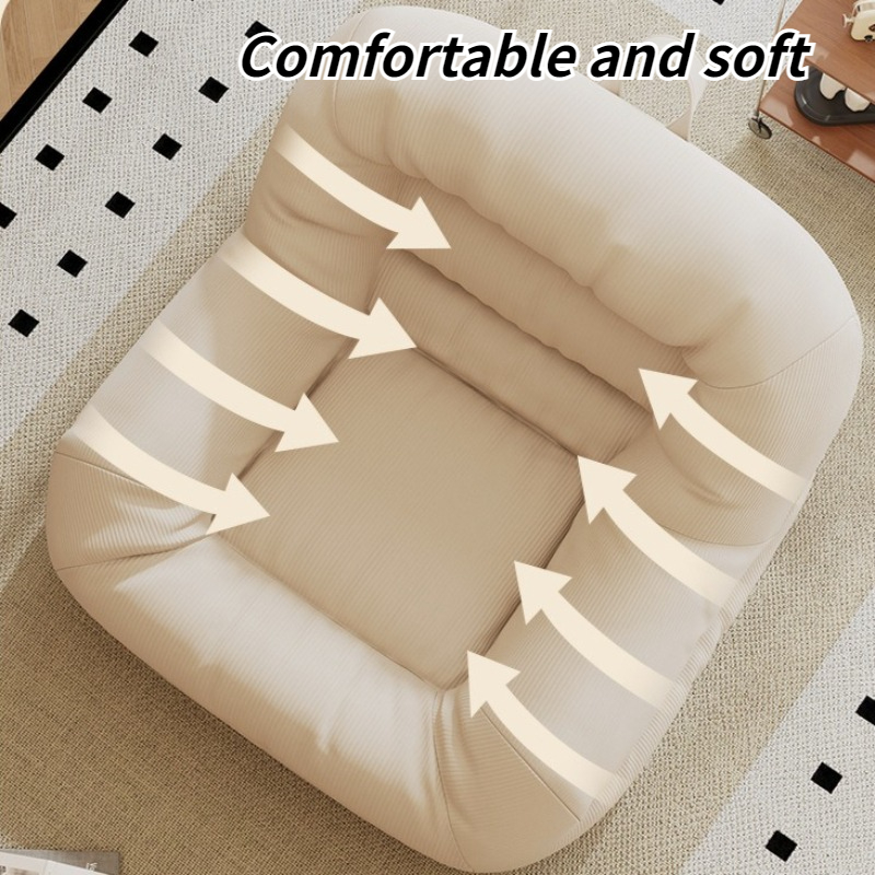 Lazy Bean Bag Sofas Portable C - Floor Cushion Pouf 评论和价格