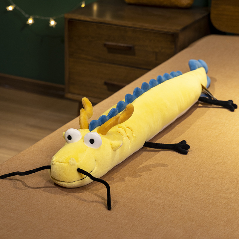 New Year Dragon Doll Soft Long - Bolster Pillow Long 评论和价格