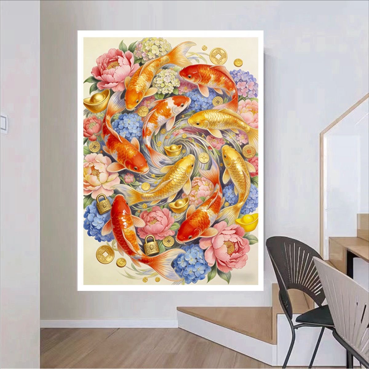 Goldfish 9CT 11CT Embroidery D - Home Textiles Discount 评论和价格