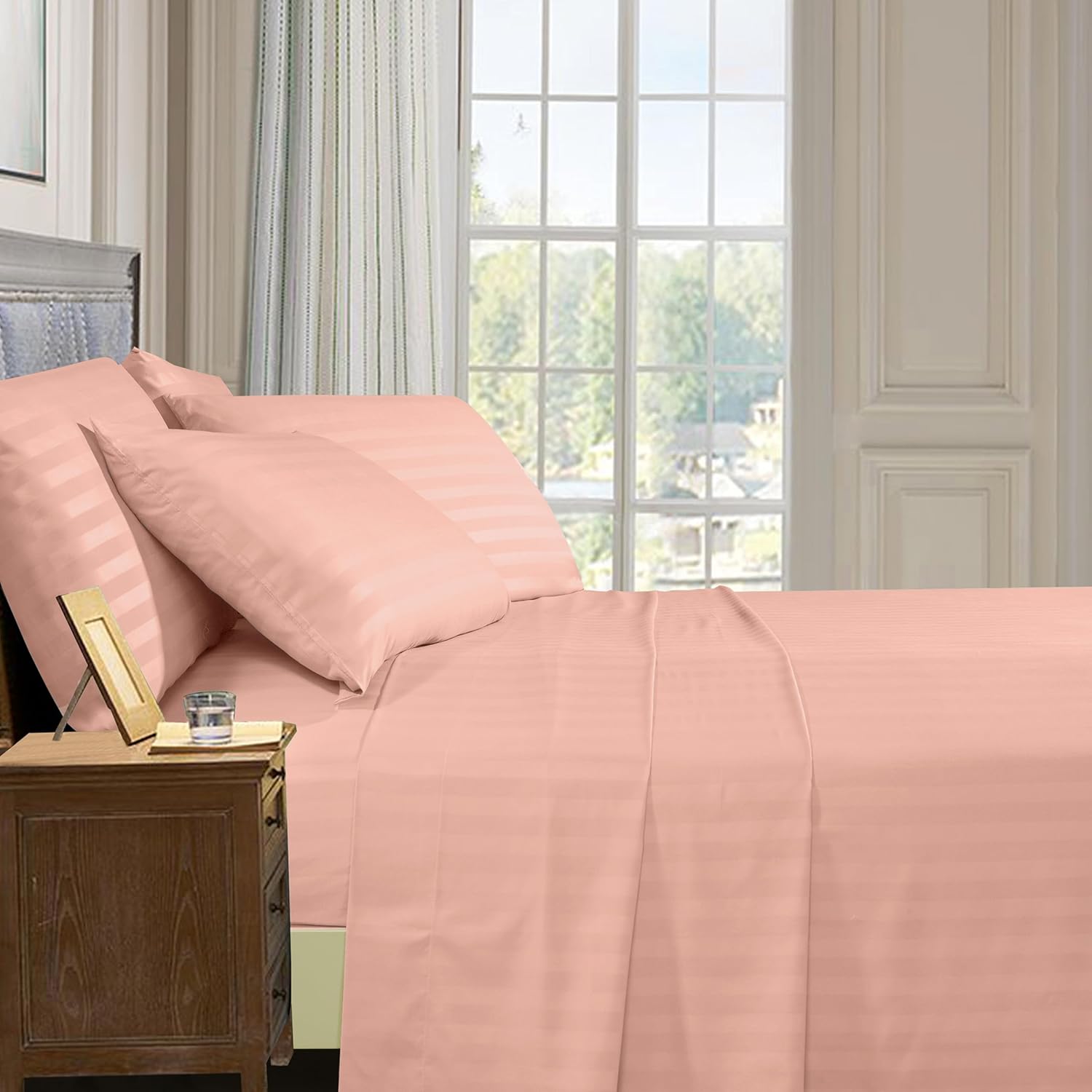 6-Piece King Sheet Set - Deep  - Silk Sheet Set 评论和价格