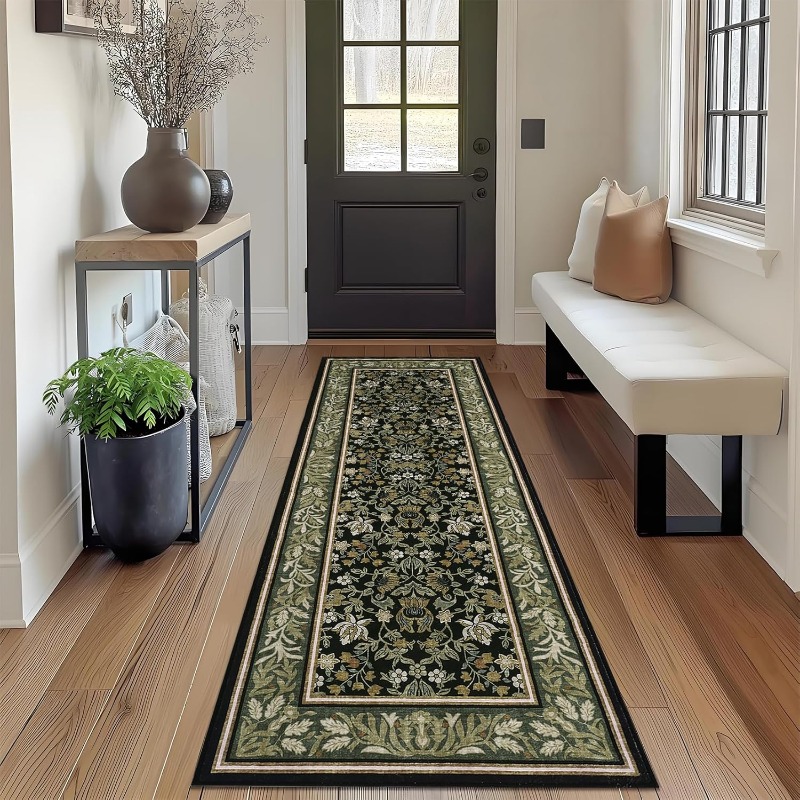 Vintage Floral Printed Hallway - Home Textiles Online 评论和价格