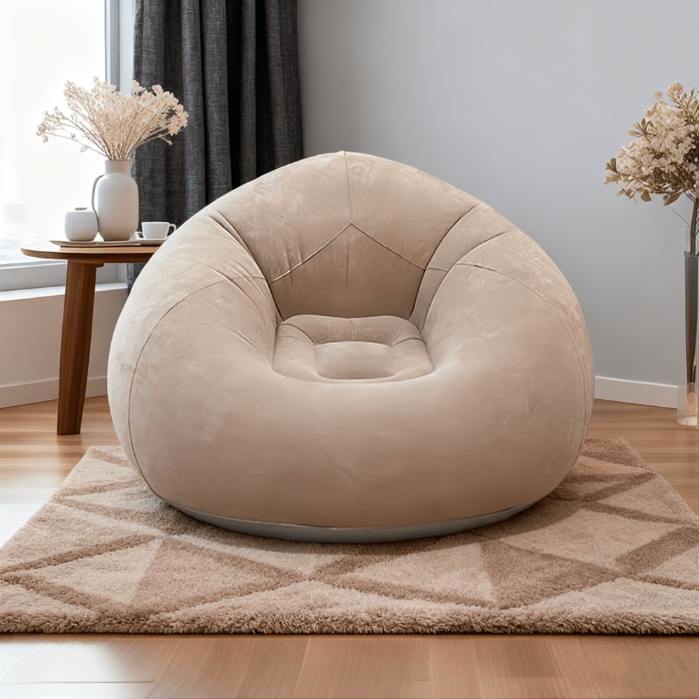Large Lazy Inflatable Sofa Cha - Floor Cushion Pouf 评论和价格