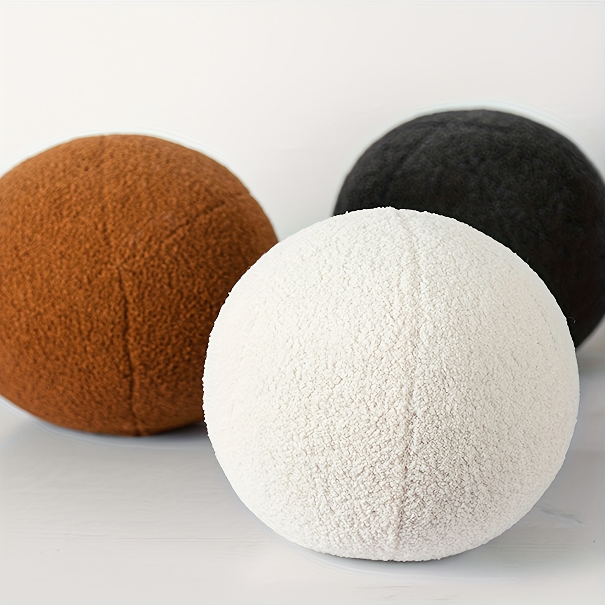 1pc Nordic style Spherical Thr - Floor Cushion Pouf 评论和价格
