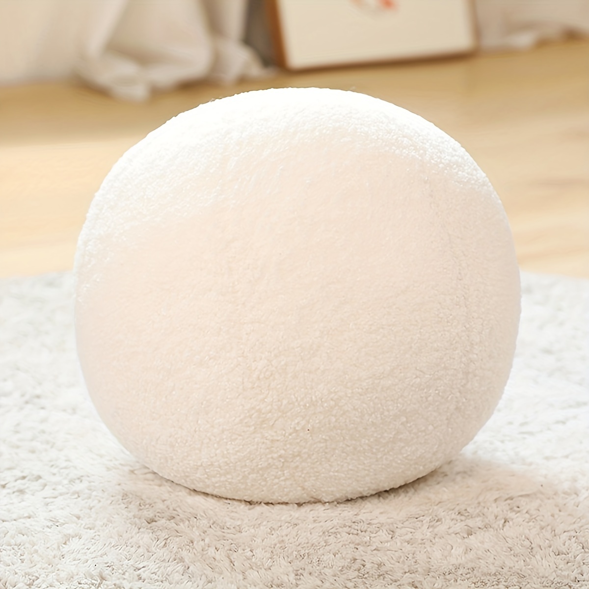 1pc Nordic style Spherical Thr - Floor Cushion Pouf 评论和价格