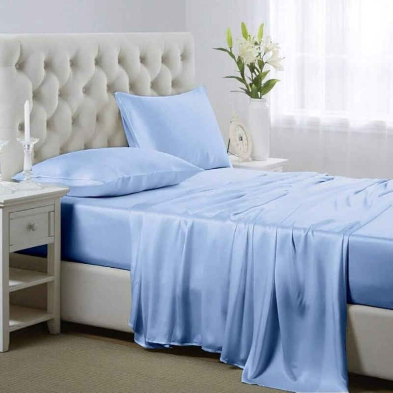 Silk Satin Sheets, Full Size B - Silk Sheet Set 评论和价格